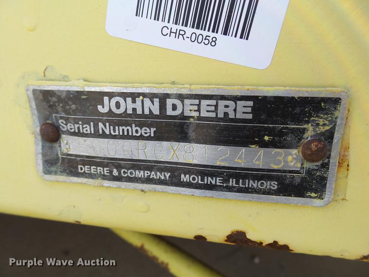 image for item BJ9937 John Deere forage head