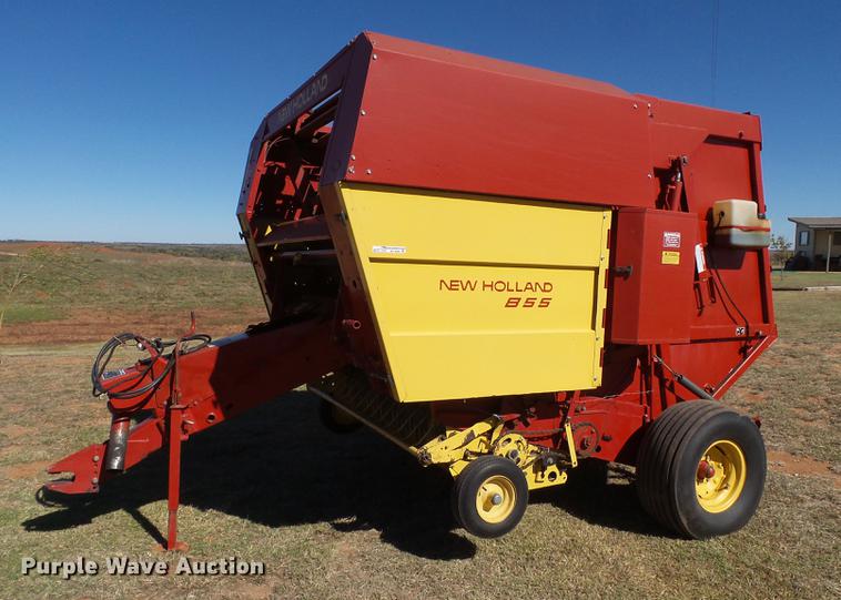 image for item BJ9942 1989 New Holland 855 round baler