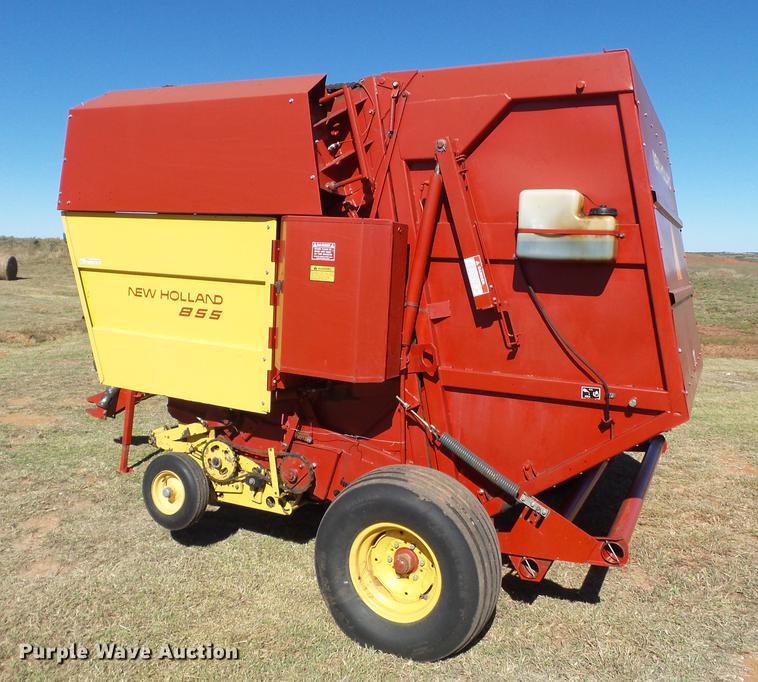 image for item BJ9942 1989 New Holland 855 round baler