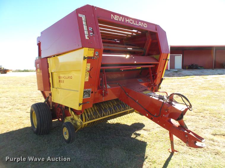 image for item BJ9942 1989 New Holland 855 round baler