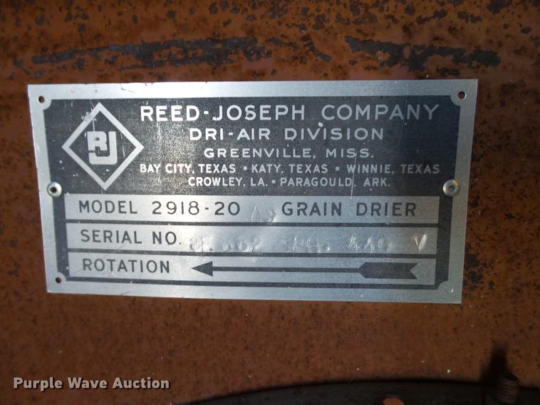 image for item BJ9986 (4) Sukup grain dryers