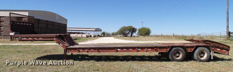 image for item DA6951 1979 Hercules drop deck equipment trailer