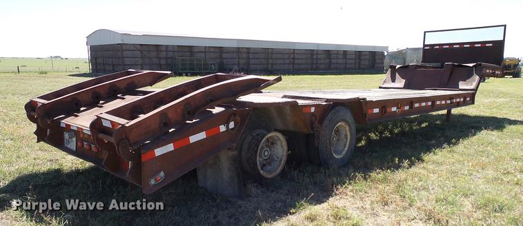 image for item DA6951 1979 Hercules drop deck equipment trailer