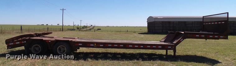 image for item DA6951 1979 Hercules drop deck equipment trailer