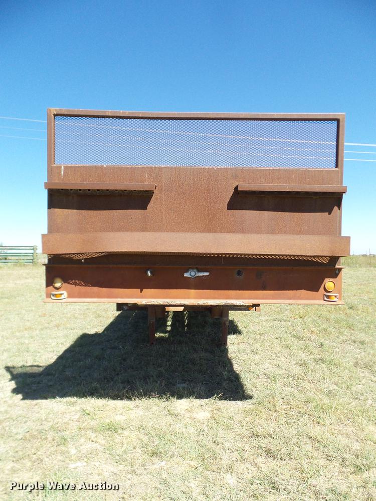 image for item DA6951 1979 Hercules drop deck equipment trailer