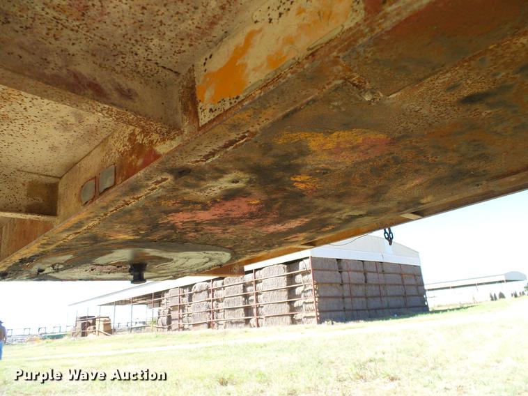 image for item DA6951 1979 Hercules drop deck equipment trailer