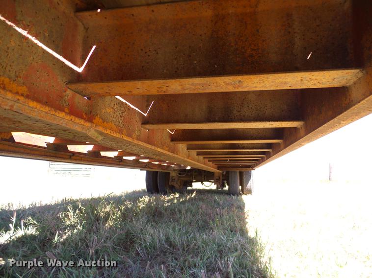 image for item DA6951 1979 Hercules drop deck equipment trailer