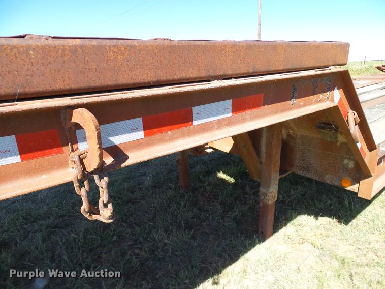 image for item DA6951 1979 Hercules drop deck equipment trailer