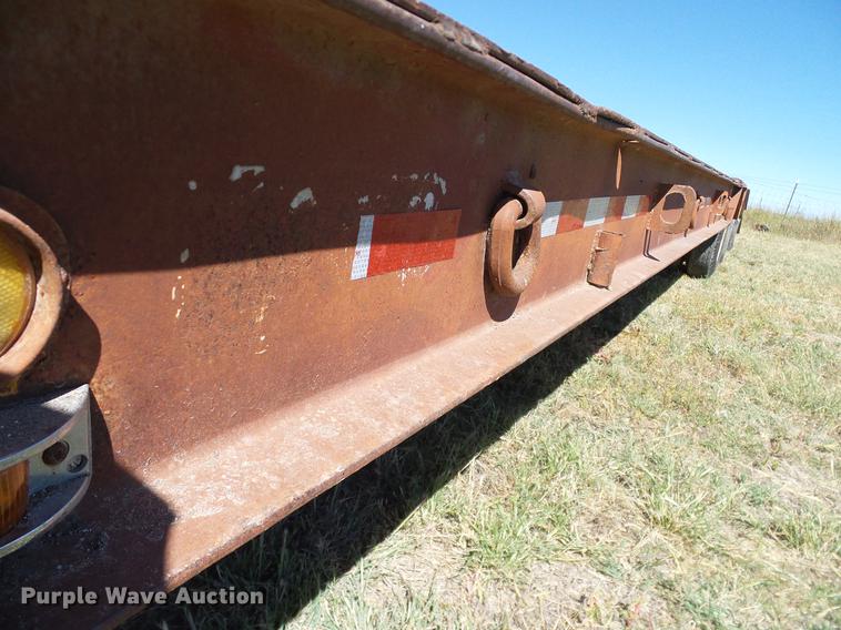 image for item DA6951 1979 Hercules drop deck equipment trailer