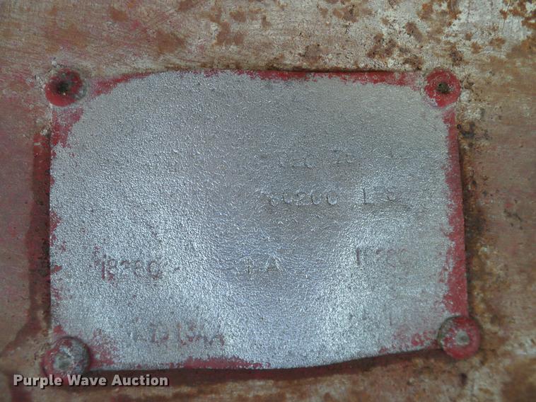 image for item DA6951 1979 Hercules drop deck equipment trailer