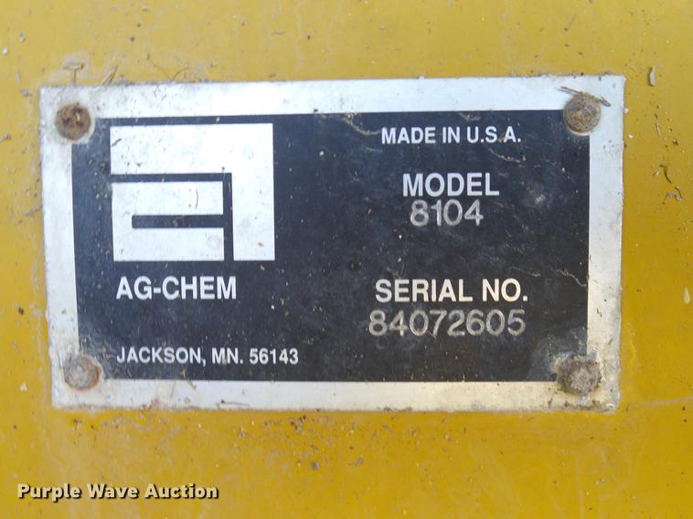 image for item DA6953 2005 Ag-Chem TerraGator 8104 self-propelled applicator
