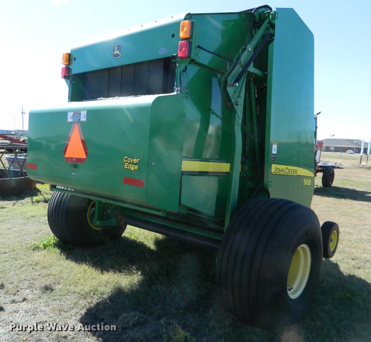 image for item DB1161 2011 John Deere 568 round baler