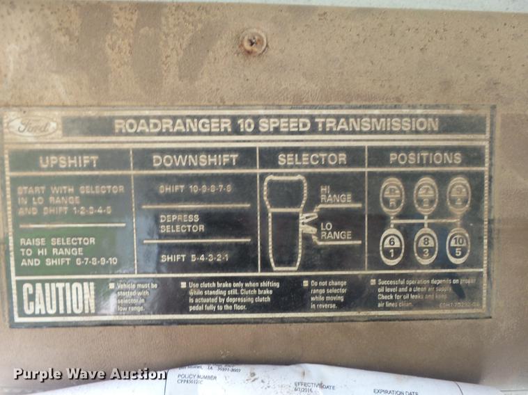 image for item DB6360 1996 Ford L9000 applicator truck