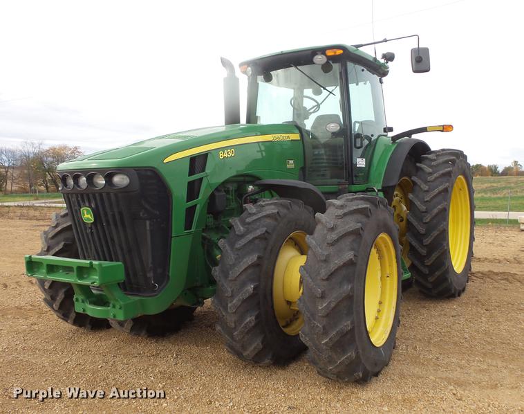 image for item DB8049 2008 John Deere 8430 MFWD tractor