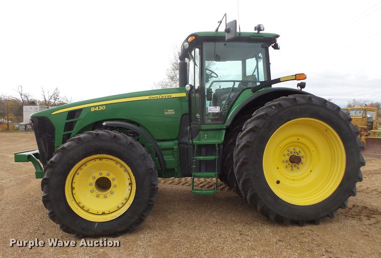 image for item DB8049 2008 John Deere 8430 MFWD tractor