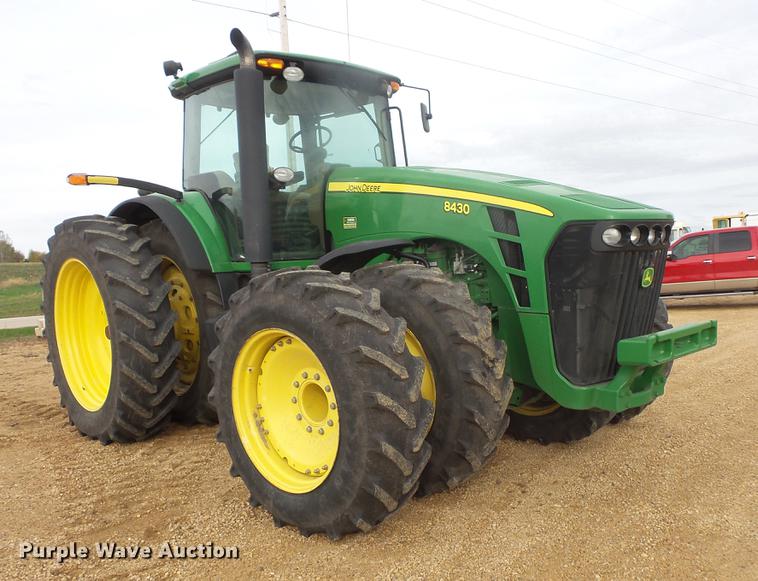 image for item DB8049 2008 John Deere 8430 MFWD tractor