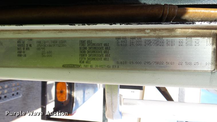 image for item DC1009 1996 Freightliner FLD tender truck