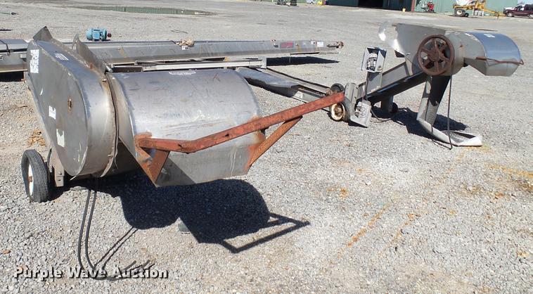 image for item DC1011 (2) Adams stainless steel conveyors