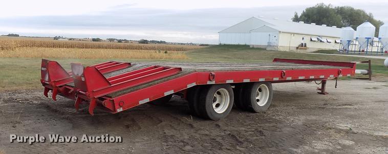 image for item DC4766 1994 Talbert TBT10E equipment trailer