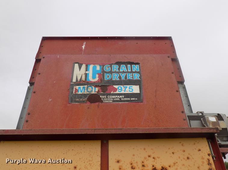 image for item DC4773 Mathews Company 975 EM grain dryer