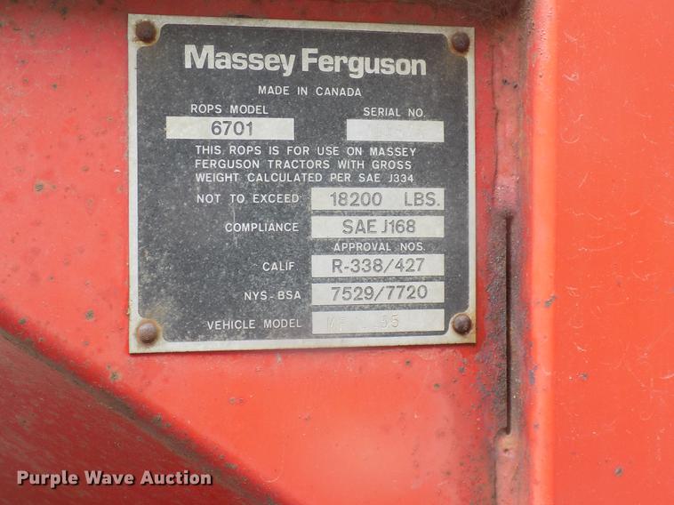 image for item DC4776 1975 Massey-Ferguson 1155 tractor