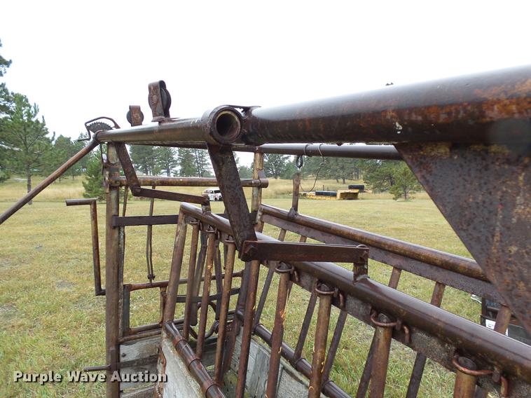 image for item DC6418 Shop built cattle chute