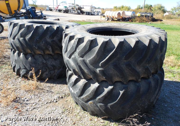 image for item DC6791 (4) Goodyear 650/75R32 tires