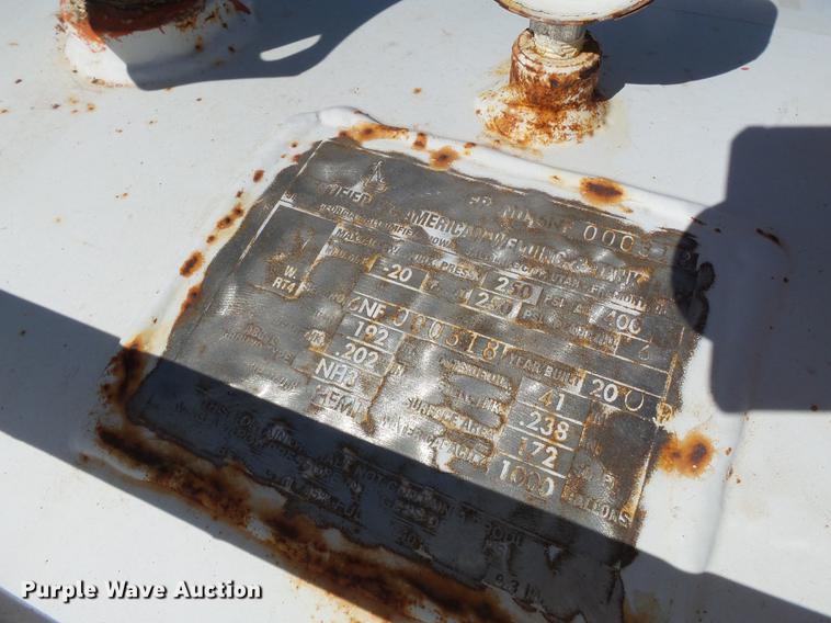 image for item DC6798 2009 American Welding & Tank anhydrous ammonia tank