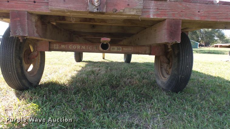 image for item DW9102 Mccormick International 30 hay wagon