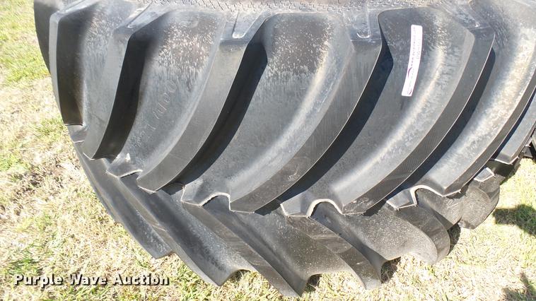 image for item DW9103 (2) Goodyear Optitrac 900/60R32 tires and wheels