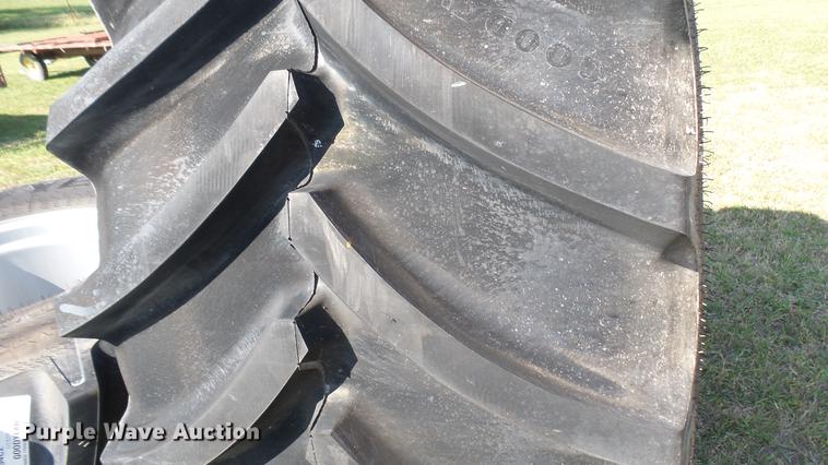 image for item DW9103 (2) Goodyear Optitrac 900/60R32 tires and wheels