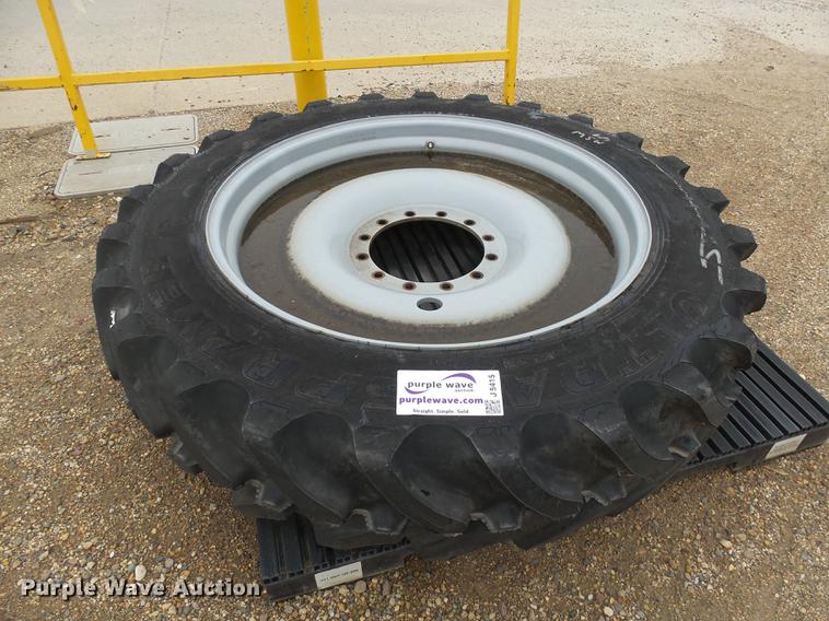 image for item J5415 Goodyear 380/90R46 tire and wheel