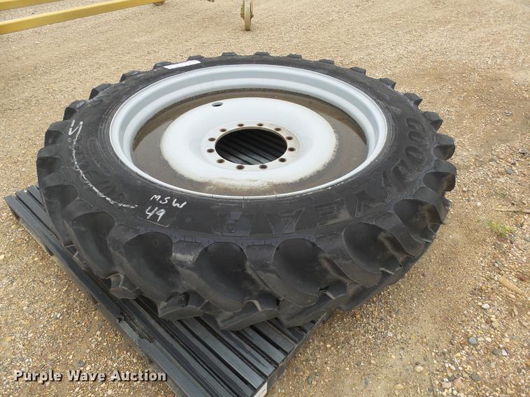 image for item J5415 Goodyear 380/90R46 tire and wheel