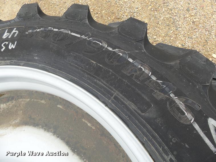 image for item J5415 Goodyear 380/90R46 tire and wheel