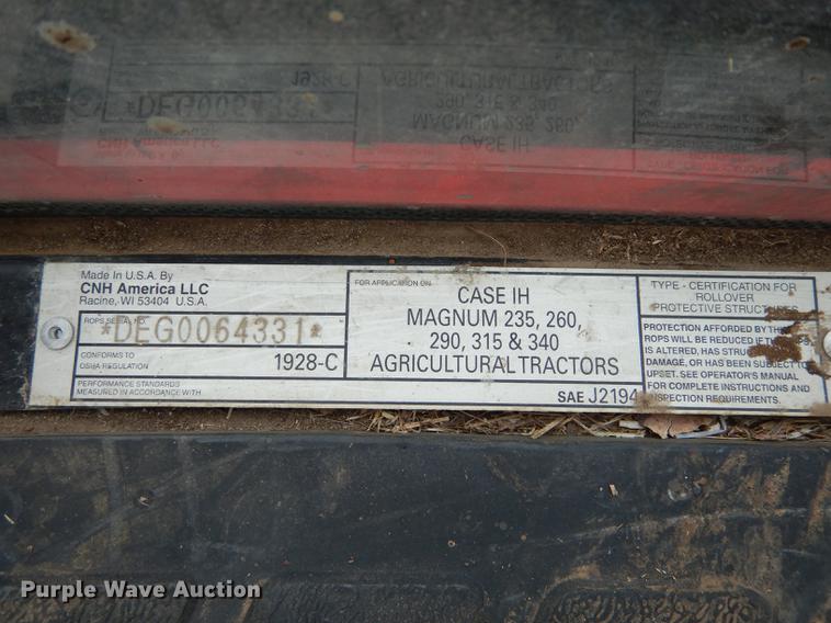 image for item J5663 2011 Case IH Magnum 260 MFWD tractor