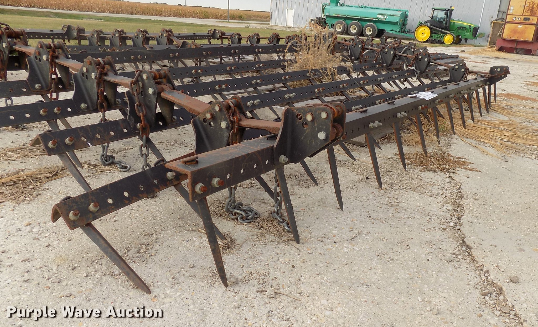 (5) spike tooth harrow attachments in Yorkville, IL Item DC4768 sold