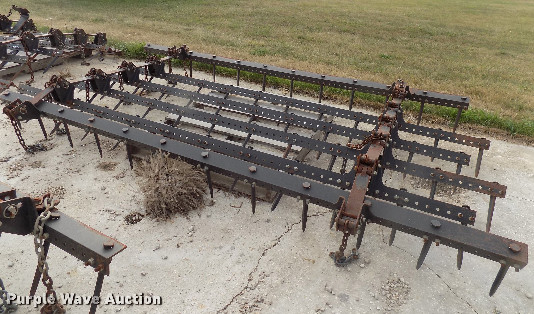 (5) spike tooth harrow attachments in Yorkville, IL Item DC4768 sold