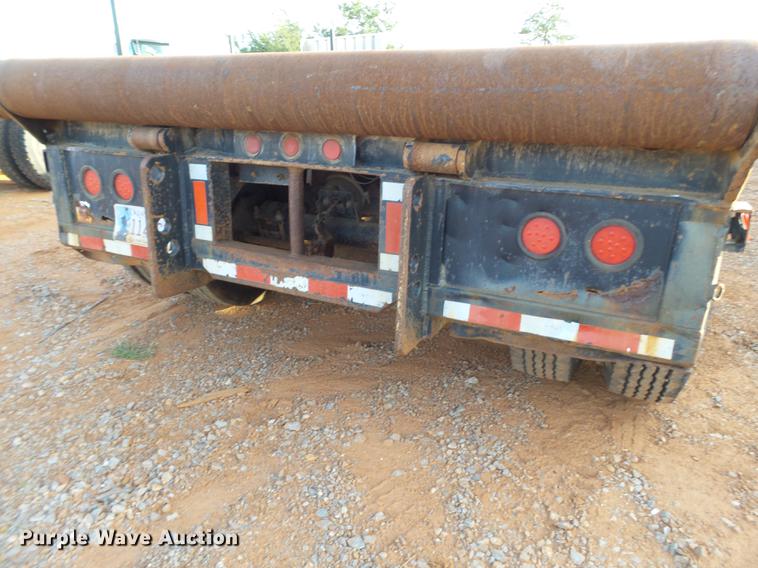image for item BJ9943 1981 Nuttall 360-0L drop deck oilfield trailer
