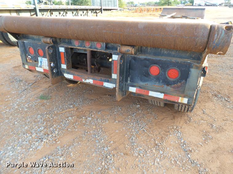 image for item BJ9943 1981 Nuttall 360-0L drop deck oilfield trailer