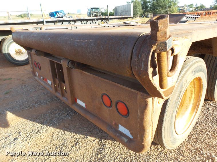 image for item BJ9944 1981 Atoka 32DD0L drop deck oilfield trailer