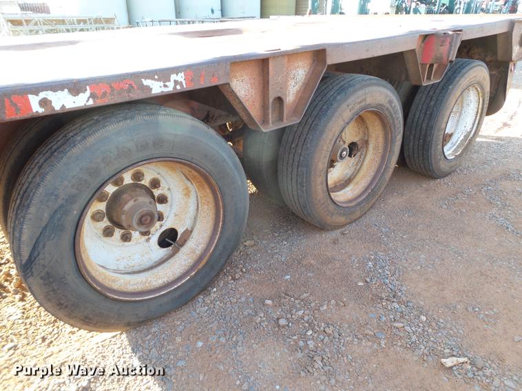 image for item BJ9944 1981 Atoka 32DD0L drop deck oilfield trailer
