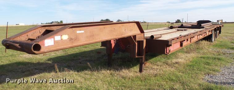 image for item BJ9946 1984 Belshe T-10GN oilfield trailer