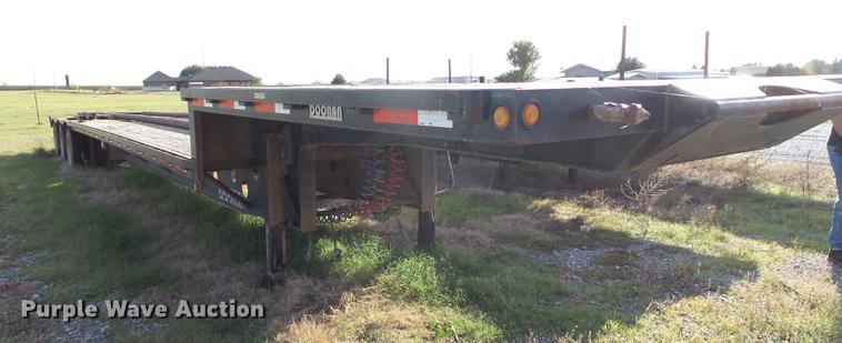 image for item BJ9947 2007 Doonan 532DC12L drop deck oilfield trailer