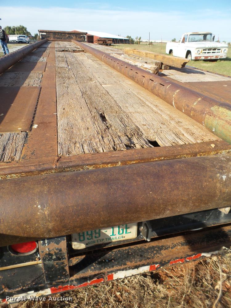 image for item BJ9947 2007 Doonan 532DC12L drop deck oilfield trailer