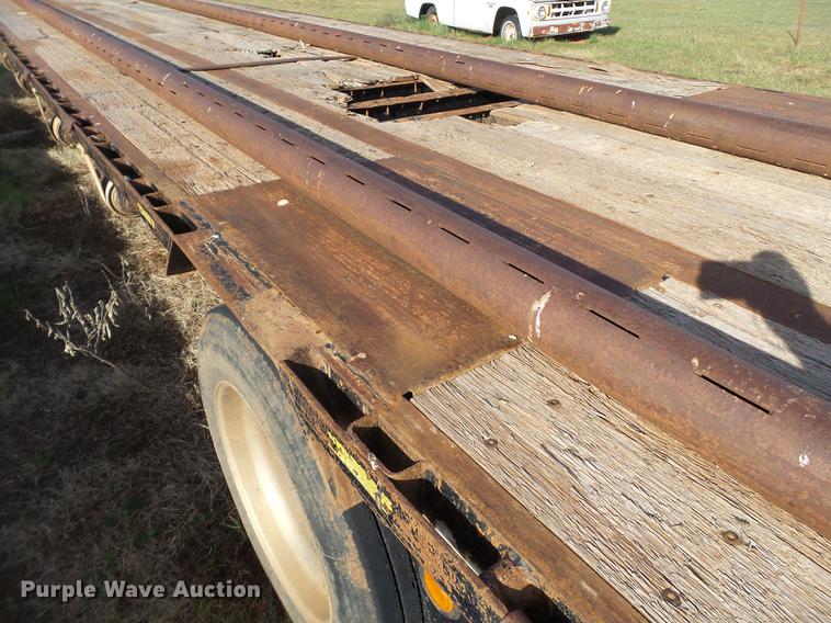 image for item BJ9947 2007 Doonan 532DC12L drop deck oilfield trailer