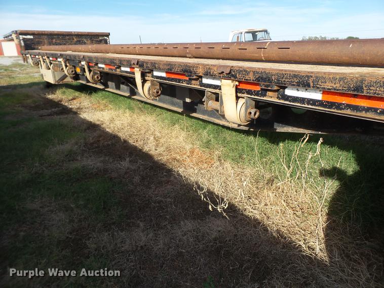 image for item BJ9947 2007 Doonan 532DC12L drop deck oilfield trailer