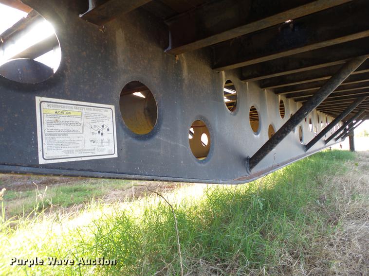 image for item BJ9947 2007 Doonan 532DC12L drop deck oilfield trailer