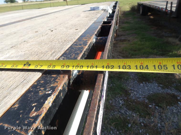 image for item BJ9947 2007 Doonan 532DC12L drop deck oilfield trailer