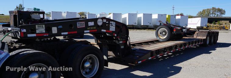 image for item DA1256 2000 Fontaine TH55 lowboy equipment trailer