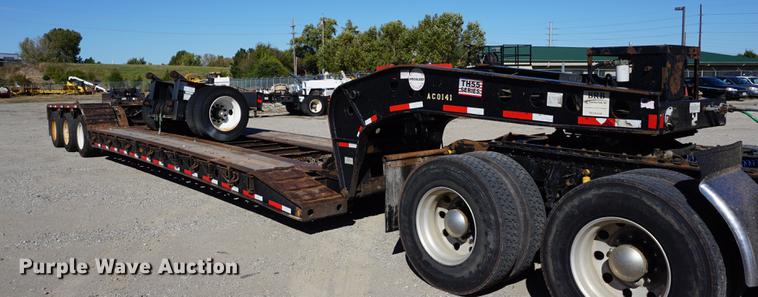 image for item DA1256 2000 Fontaine TH55 lowboy equipment trailer